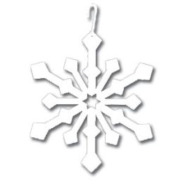 Snowflake - Decorative Hanging Silhouette