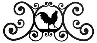 Rooster - Over Door Plaque