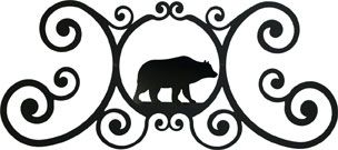 Bear - Over Door Plaque