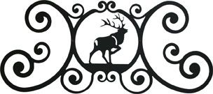 Elk - Over Door Plaque