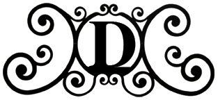 House Plaque Letter D