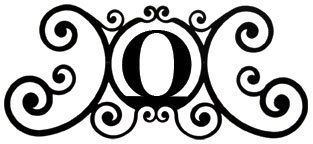 House Plaque Letter O