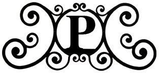 House Plaque Letter P