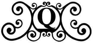 House Plaque Letter Q