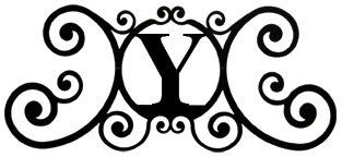 House Plaque Letter Y