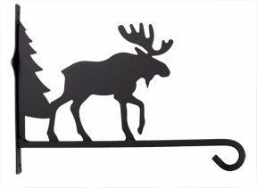 Plant Hanger Moose & Tree 12 Inch