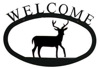 Deer - Welcome Sign  Large