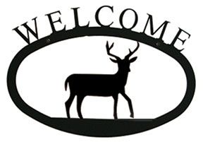 Deer Welcome Sign  Sm