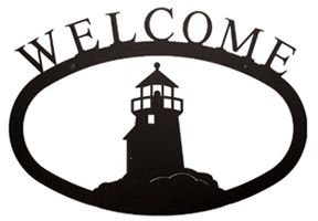 Lighthouse - Welcome Sign Small