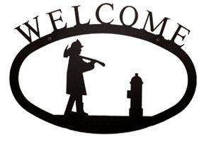 Fireman - Welcome Sign Small