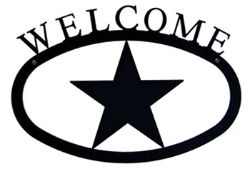 Star - Welcome Sign  Large
