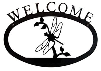 Dragonfly - Welcome Sign  Large