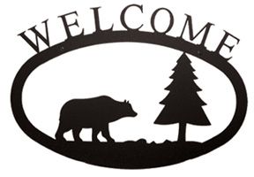 Bear & Pine - Welcome Sign Small