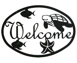 Ocean - Welcome Sign Medium