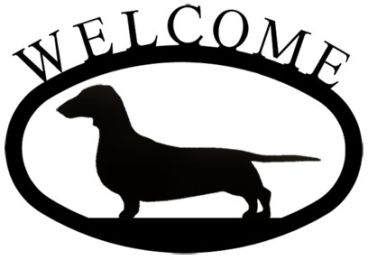Dachshund - Welcome Sign Small