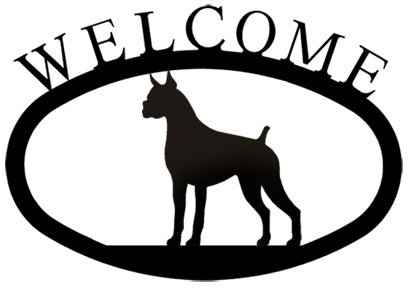 Boxer - Welcome Sign Small