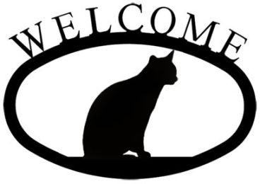 Cat Sitting - Welcome Sign Small