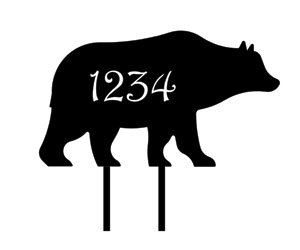 Bear - Customized Lawn Plaque