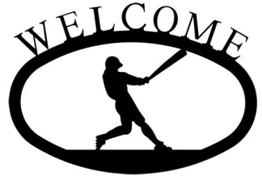 Baseball  Wel Sign SM