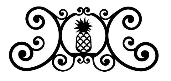 Pineapple - Over Door Plaque