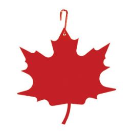 Maple Leaf - Decorative Hanging Silhouette-RED