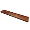 29 Inch Rectangular Metal Window sill Plant Tray with Trim Edges, Large, Copper