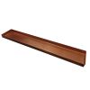 29 Inch Rectangular Metal Window sill Plant Tray with Trim Edges, Large, Copper