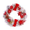[B] Christmas Wreaths Garlands Xmas Wreaths Hanging Decor