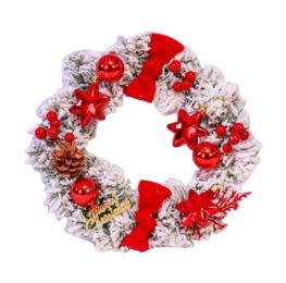 [B] Christmas Wreaths Garlands Xmas Wreaths Hanging Decor