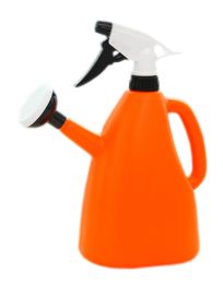 Multifunction Air Pressure Watering Can Garden Tool Watering Pot,1.2L Orange