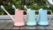 Plastic Detachable Long Spout Watering Pot Watering Can Green