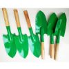 Gardening Tools New Green Wood Handel Pointed Shovel