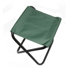 Portable Folding Chair Stool Camping Chairs Fishing Travel Outdoor, Army Green