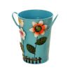 Pastoral Flower Vase/ Rustic Metal Small Tin Blucket Vases/ Best Gift  C