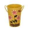 Pastoral Flower Vase/ Rustic Metal Small Tin Blucket Vases/ Best Gift  D