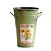 Pastoral Flower Vase/ Rustic Metal Small Tin Blucket Vases/ Best Gift  F