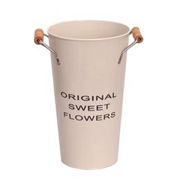 Pastoral Flower Vase/ Rustic Metal Small Tin Blucket Vases/ Best Gift  L