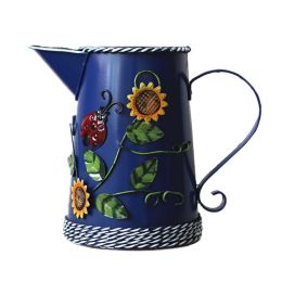 Pastoral Flower Vase/ Rustic Metal Small Tin Blucket Vases/ Best Gift  P