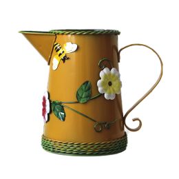 Pastoral Flower Vase/ Rustic Metal Small Tin Blucket Vases/ Best Gift  Q
