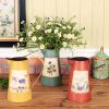 Pastoral Flower Vase/ Rustic Metal Small Tin Blucket Vases/ Best Gift  R