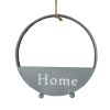 Best Round Wall Hanging Plant  Iron Planter Wall Hanging Container Succulent Plant Pots,C