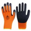 10 Pairs Orange Thicken Nylon Working Gloves Rubber Coated Work Gloves for Men