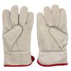 5 Pairs Random Color PU Leather Thicken Work Gloves Protective Working Gloves