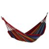 Creative Canvas Rainbow Stripe Quilted Fabric Hammock Foldable Hammock 110*31"