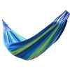 Creative Canvas Stripe  Quilted Fabric Hammock Foldable Hammock Blue 72.8*31"