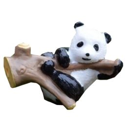 Set of 4 Creative Lovely Mini Panda Figurines for Pot Plant 3 CM