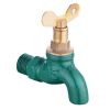 Old-fashioned Thicken Iron Faucet Key Open Garden Faucet Mop Pool Faucet Single Cold Water Tap for Winter Outdoor