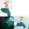 Old-fashioned Thicken Iron Faucet Garden Faucet Mop Pool Faucet Single Cold Water Tap for Winter Outdoor