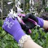 Creative Professional Nylon/Nitrile Garden Gloves Premium Gloves M 7.8~9" PURPLE
