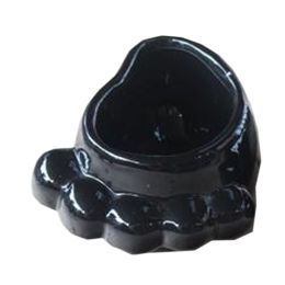 Creative Decor Lovely Garden Feet Earthenware Planter Flower Pot 2.9*1.2" BLACK